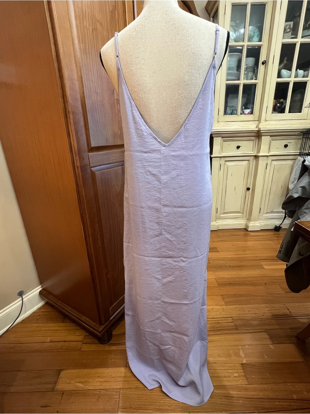 eesome Lavender Slip Maxi Dress - Lightweight Sleeveless - Picture 4 of 7